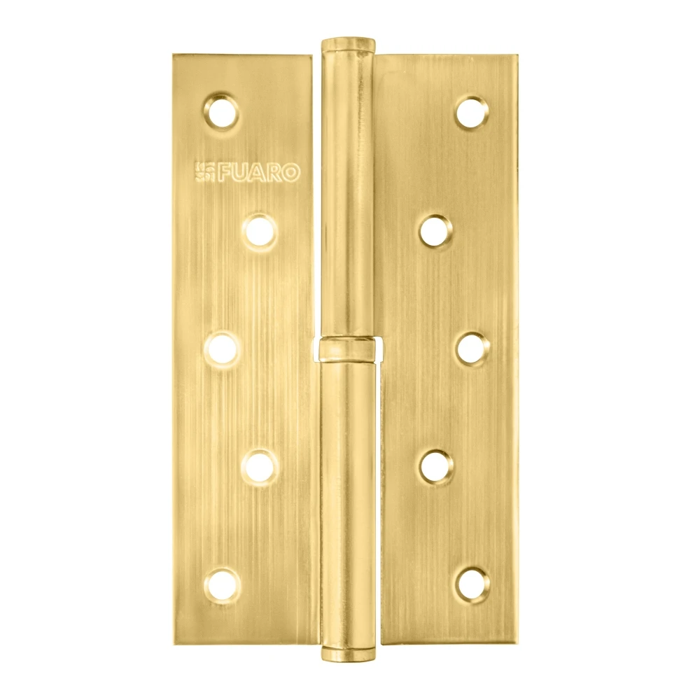 Фото Петля съемная IN5430SR-BL SB правая (413/BL-5 125x75x2,5) мат.золото БЛИСТЕР