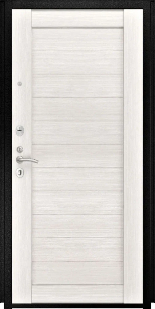 Входная дверь ДвериПРО Модель L-49 СБ-3 листв. бел. (21 беленый дуб) DPRO198374 внутренняя сторона