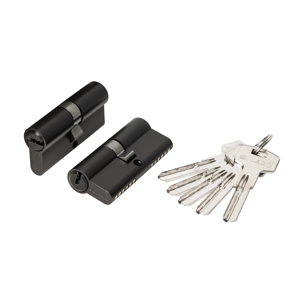 Фото Цилиндровый механизм (200 ZA/70) 2000ZAKey70(30+10+30) BL черный 5Key