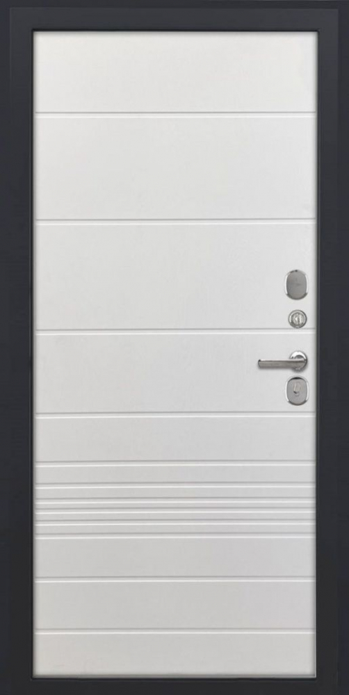 Входная дверь ДвериПРО L-43 ФЛ-700 (10мм, ясень белый) DPRO198006 внутренняя сторона